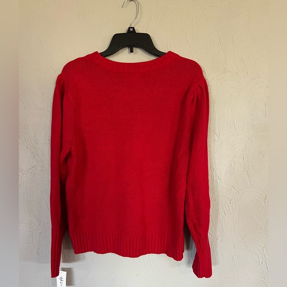 Style & Co Women's Lovely Red Sweater - Picture 3 of 8
